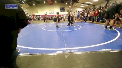 52 lbs Round Of 16 - Adam Reed, Henryetta Knights Wrestling Club vs Kadrian Chuculate, Coweta Tiger Wrestling