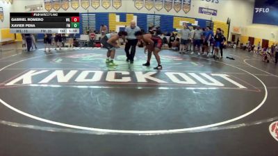 190 lbs Round 2 (8 Team) - Xavier Pena, Funky Monkey vs Gabriel Romero, Wild Horse Riders