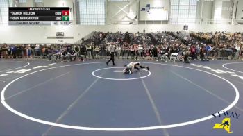 81 lbs Champ. Round 1 - Jaden Helton, Cobleskill CR Dawgs Wrestling vs Guy Birkmayer, Alliance Saratoga Wrestling Club