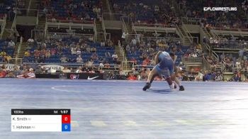 100 lbs Rnd Of 64 - Keith Smith, Nebraska vs Troy Hohman, Pennsylvania