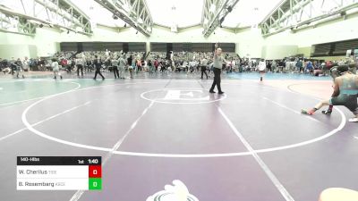 140-H lbs Round Of 32 - Weckley Cherilus, Tiger Wrestling Club (TWC) vs Brad Rosembarg, Ascend