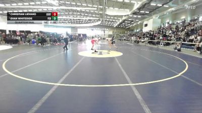 125 lbs Quarterfinal - Evan Whiteside, Penn State Behrend vs Christian Lievano, Cortland State