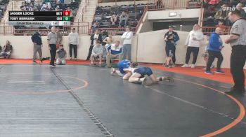 115_B lbs Quarterfinal - Jagger Locke, Wattsburg vs Toby Bernash, Chestnut Ridge