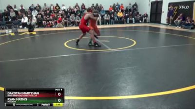 13 lbs Round 1 - Dakotah Martzhan, New Hampton/Turkey Valley vs Ryan Mathis, Waukon