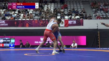 97 kg Round 2 - Michial Foy, USA vs Ricardo Gomez, ARG