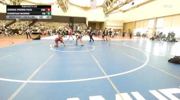 122-H lbs Consi Of 4 - Joshua Pierre-Paul, 5 Points Wrestling Club vs Christian Morris, Vougar Honor Wrestling