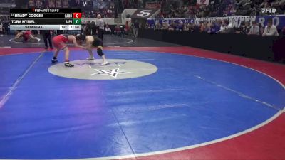 7A 150 lbs Semifinal - Brady Coggin, Oak Mountain vs Toby Hymel, Daphne