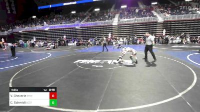 54 lbs Consi Of 8 #2 - Vincenzo Cheverie, Other Team vs Chayce Schmidt, Scottsbluff WC