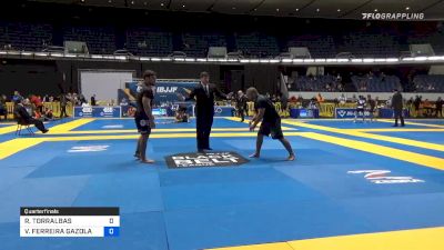 ROBERTO TORRALBAS vs VINICIUS FERREIRA GAZOLA 2019 World IBJJF Jiu-Jitsu No-Gi Championship