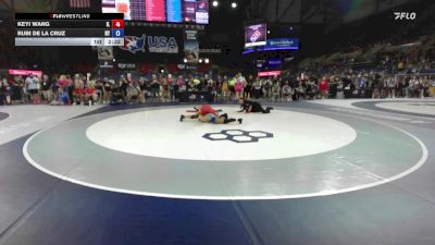 100 lbs Cons. Rd Of 32 - Keyi Wang, IL vs Rubi De La Cruz, NY