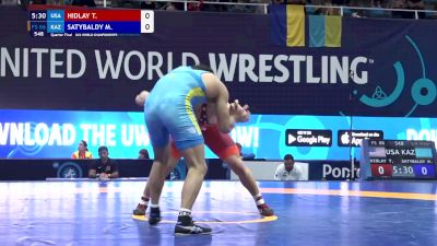 86 kg 1/4 Final - Trent Niemond Hidlay, United States vs Maksat Satybaldy, Kazakhstan