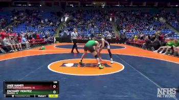 138 lbs Semis & 1st Wrestleback (8 Team) - Jake Hamiti, Joliet (Catholic Academy) vs Zachary Montez, Geneseo