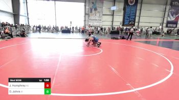 120 lbs Round Of 128 - Jazion Humphrey, NC vs Draven Johns, ID