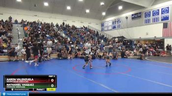 45-49 lbs Cons. Semi - Nathaniel Vasquez, Poweline Wrestling vs Aaron Valenzuela, Rough House Wrestling
