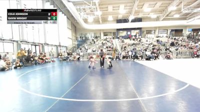83 lbs Finals (8 Team) - Cole Johnson, Black Fox vs Gavin Wright, Wyoming Gold