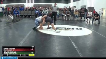 129 lbs Placement Matches (8 Team) - Lars Cooper, West Virginia vs Braydon Hall, Dundee Wrestling (MI)