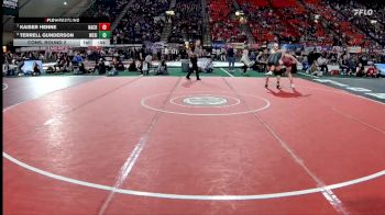 3A 157 lbs Cons. Round 2 - Kaiser Henne, Nampa Christian vs Terrell Gunderson, West Side