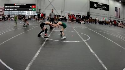 76 lbs Round 3 (4 Team) - Joey Hertzog, Broad Axe White vs George Howard, Prestige Worldwide