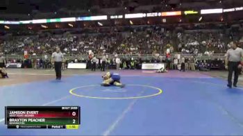 Champ. Round 1 - Jamison Evert, West Point-Beemer vs Braxton Peacher, Bennington