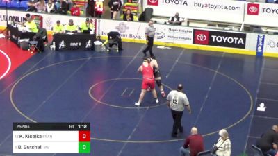 252 lbs Round Of 16 - Kaden Kiselka, Franklin vs Blake Gutshall, Big Spring