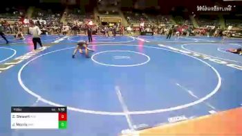 115 lbs Semifinal - Zach Stewart, Pound Town IL vs Jayden Morris, Roundtree Wrestling Academy