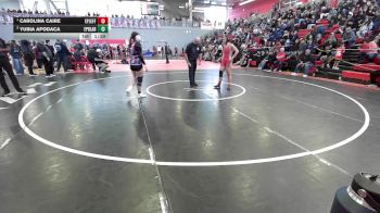 140 lbs 1st Place Match - Carolina Caire, El Paso Jefferson vs Yubia Apodaca, El Paso Bel Air
