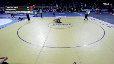 II-138 lbs 7th Place Match - Daltton Davis, Waverly vs John Parisi, Nanuet