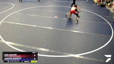 114 lbs Semifinal - Jace Saulter, Summit Wrestling Academy vs Connor Surrette, Pinnacle Wrestling Club