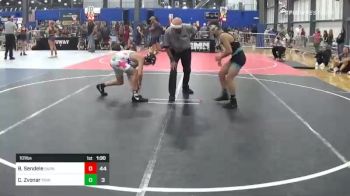 101 lbs Rr Rnd 1 - Brody Sendele, Barn Boys vs Colton Zvonar, Pinning Down Autism