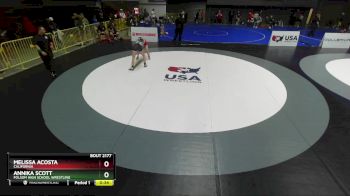 115 lbs 3rd Place Match - Annika Scott, Folsom High School Wrestling vs Melissa Acosta, California
