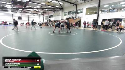 285 lbs Cons. Round 4 - Brody Miskimon, Alma University vs Camden Harms, Wisconsin-Oshkosh