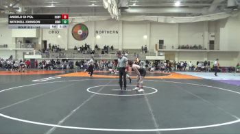 141 lbs Cons. Round 4 - Mitchell Johnson, Greensboro vs Angelo Di Pol, Bethany College