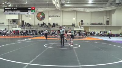 141 lbs Cons. Round 4 - Mitchell Johnson, Greensboro vs Angelo Di Pol, Bethany College