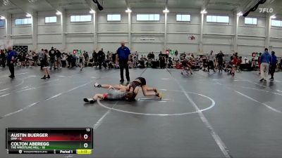 88 lbs Round 8 (10 Team) - Austin Buerger, OMP vs Colton Aberegg, The Wrestling Mill