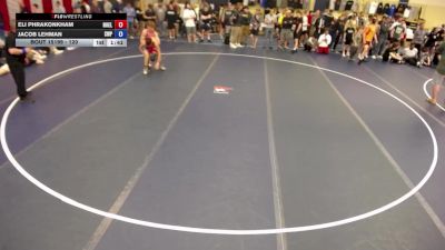 120 lbs Cons. Round 2 - ELi Phrakonkham, Northern Elite vs Jacob Lehman, Scott West Panthers