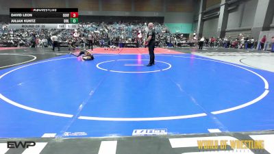 85 lbs Round Of 32 - David Leon, Cory Clark Wrestling vs Julian Kuntz, Driller Wrestling Club