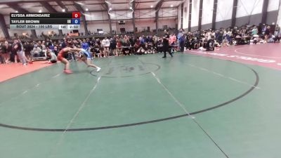 100 lbs Quarters - Elyssa Armendariz vs Tayler Brown, East Idaho Elite