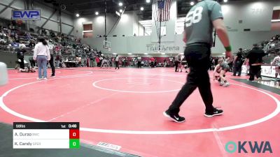 58 lbs Semifinal - Ace Durao, Bartlesville Wrestling Club vs Kaiden Candy, Sperry Wrestling Club