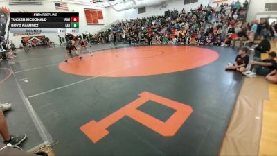 115 lbs Round 2 - Boyd Ramirez, Lander Middle School vs Tucker McDonald, Powell Middle School