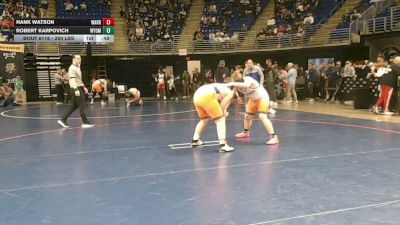 200 lbs Consy 4 - Hank Watson, Warrior Run vs Robert Karpovich, Wyoming Valley West