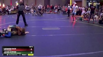 96 lbs Cons. Semi - LeTavion Dack, Shelton Elite vs Jacob Sutphin, King Select Wrestling Academy
