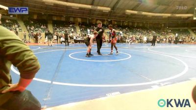 110 lbs Consi Of 8 #2 - Semi`Jah (JJ) Ruesch, Owasso Takedown Club vs Carson Riley, Sperry Wrestling Club