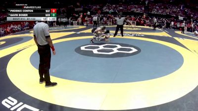 D1-132 lbs Quarterfinal - Gavin Boner, Harrison vs Phoenix Contos, Waite