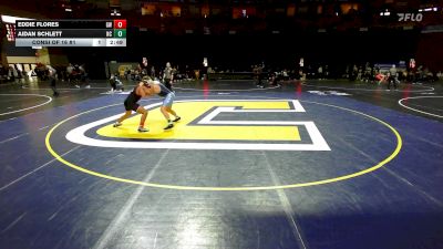 184 lbs Consi Of 16 #1 - Eddie Flores, Gardner-Webb vs Aidan Schlett, North Carolina