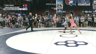 125 lbs Champ. Rd Of 32 - Paige Cowan, Ohio vs Amelia Nidelea-Polanin, Illinois