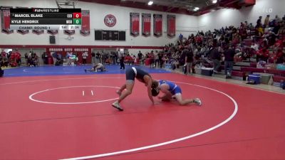 157 lbs Champ. Round 1 - Marcel Blake, Cerritos College vs Kyle Hendrix, Modesto Junior College