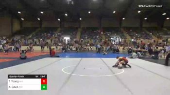 85 lbs Quarterfinal - Thomas Young, Team Hammerhouse vs Aaron Davis, Roundtree Wrestling Academy