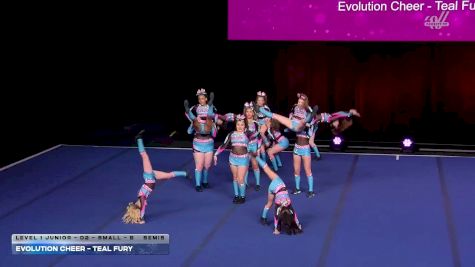 Evolution Cheer - Teal Fury [2026 L1 Junior - D2 - Small - B Semis] 2026 The D2 Summit