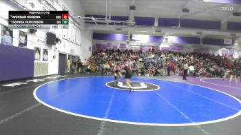 Girls 137 lbs Cons. Round 3 - Sophia Hutchison, Live Oak Girls vs Morgan Rogers, Chico Girls