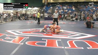 126 lbs Consi Of 64 #2 - Abe Coronado, NV vs Alex Allison, SC